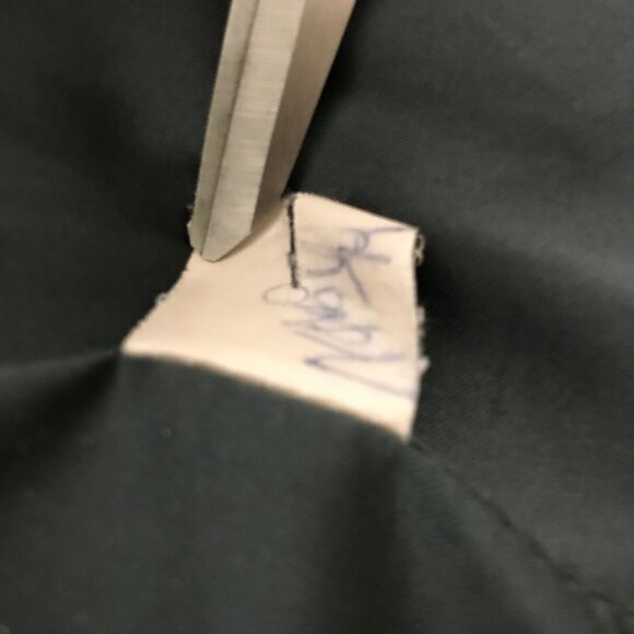 J. Crew Size 4 Black Peacoat Wool by Nello Gori Double Breasted 2 Pockets - Picture 9 of 13